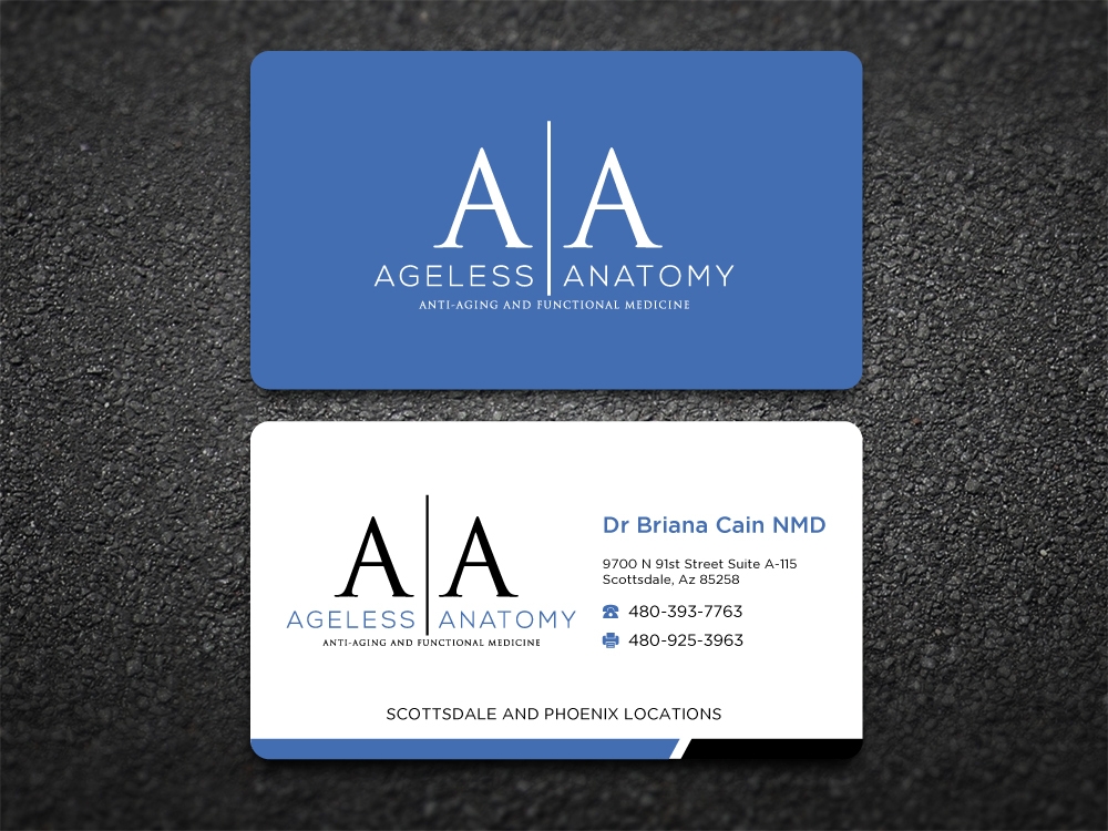 Ageless Anatomy logo design by labo