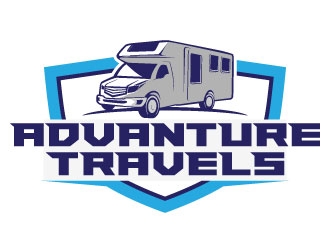 Advanture Travels logo design by daywalker