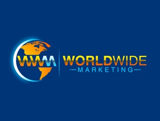 Worldwide Marketing logo design by DreamLogoDesign