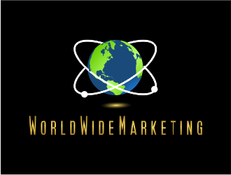 Worldwide Marketing logo design by amazing