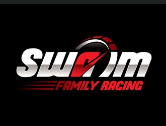 Swaim Family Racing logo design by shere