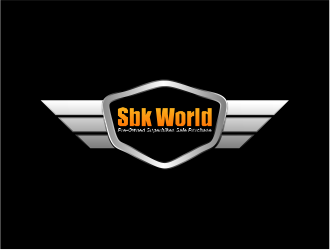 Sbk World  logo design by amazing