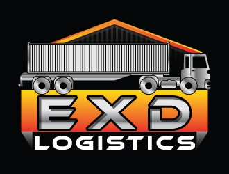 EXD Logistics  logo design by Suvendu