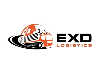 EXD Logistics  logo design by limo