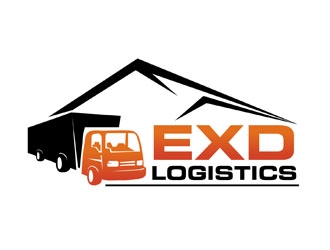 EXD Logistics  logo design by LogoInvent