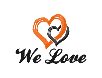 We Love logo design by BlessedArt