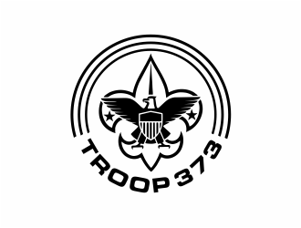 Troop 373 logo design by mutafailan