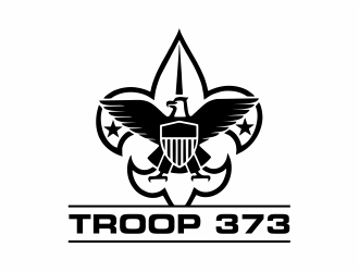 Troop 373 logo design by mutafailan