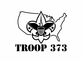 Troop 373 logo design by mutafailan