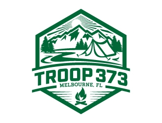 Troop 373 logo design by jaize