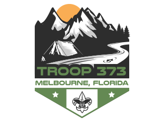 Troop 373 logo design by schiena