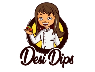 Desi Dips logo design by Suvendu