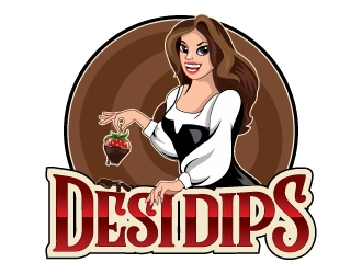 Desi Dips logo design by Suvendu