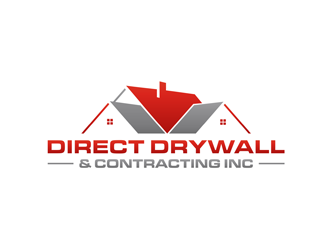 Direct Drywall & Contracting Inc. logo design by bomie