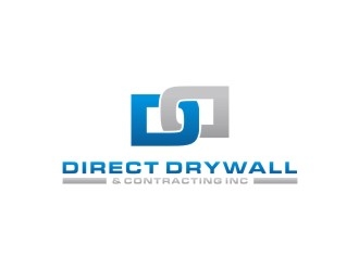 Direct Drywall & Contracting Inc. logo design by sabyan