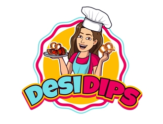 Desi Dips logo design by DreamLogoDesign