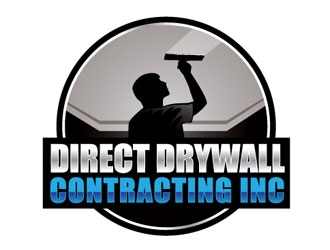 Direct Drywall & Contracting Inc. logo design by shere