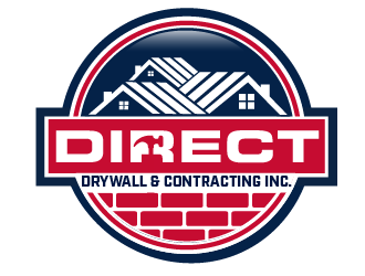 Direct Drywall & Contracting Inc. logo design by THOR_