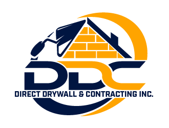 Direct Drywall & Contracting Inc. logo design by THOR_