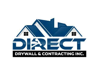 Direct Drywall & Contracting Inc. logo design by jaize