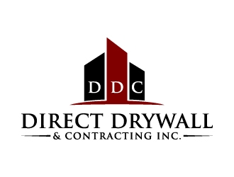 Direct Drywall & Contracting Inc. logo design by abss