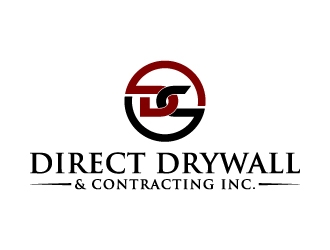 Direct Drywall & Contracting Inc. logo design by abss