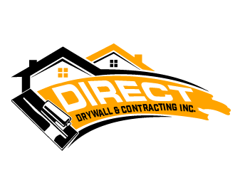 Direct Drywall & Contracting Inc. logo design by THOR_