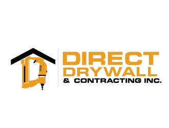 Direct Drywall & Contracting Inc. logo design by art-design