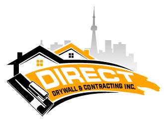 Direct Drywall & Contracting Inc. logo design by THOR_