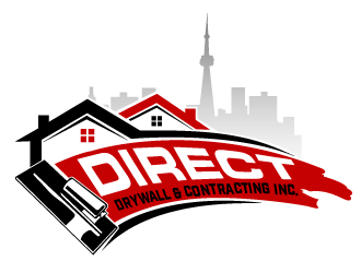 Direct Drywall & Contracting Inc. logo design by THOR_