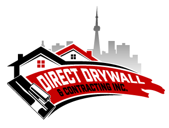 Direct Drywall & Contracting Inc. logo design by THOR_