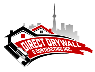 Direct Drywall & Contracting Inc. logo design by THOR_