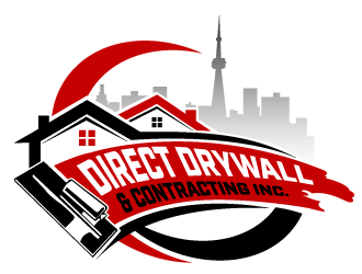 Direct Drywall & Contracting Inc. logo design by THOR_