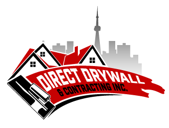 Direct Drywall & Contracting Inc. logo design by THOR_