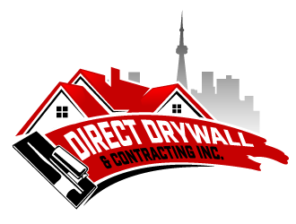 Direct Drywall & Contracting Inc. logo design by THOR_