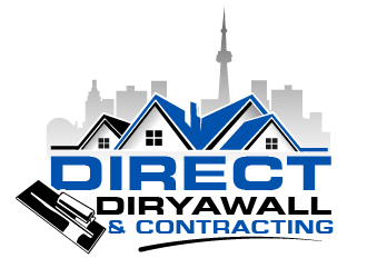 Direct Drywall & Contracting Inc. logo design by THOR_