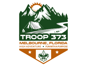 Troop 373 logo design by schiena