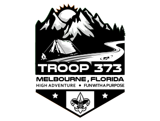 Troop 373 logo design by schiena