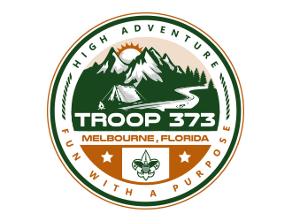 Troop 373 logo design by schiena