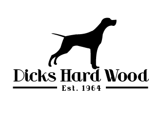 Dicks Hard Wood Est. 1964 logo design by shravya