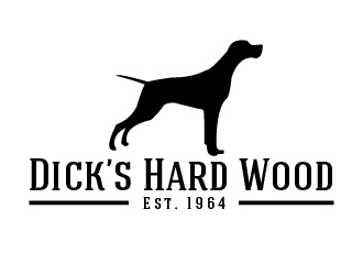 Dicks Hard Wood Est. 1964 logo design by shravya