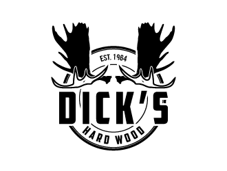 Dicks Hard Wood Est. 1964 logo design by torresace