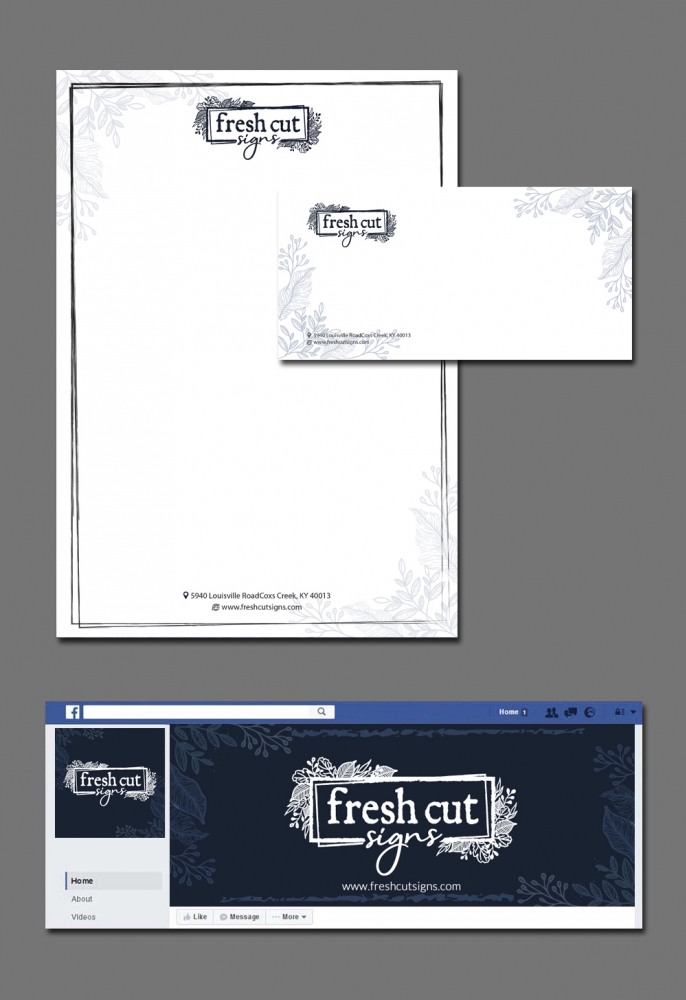 Fresh Cut Signs logo design by DreamLogoDesign