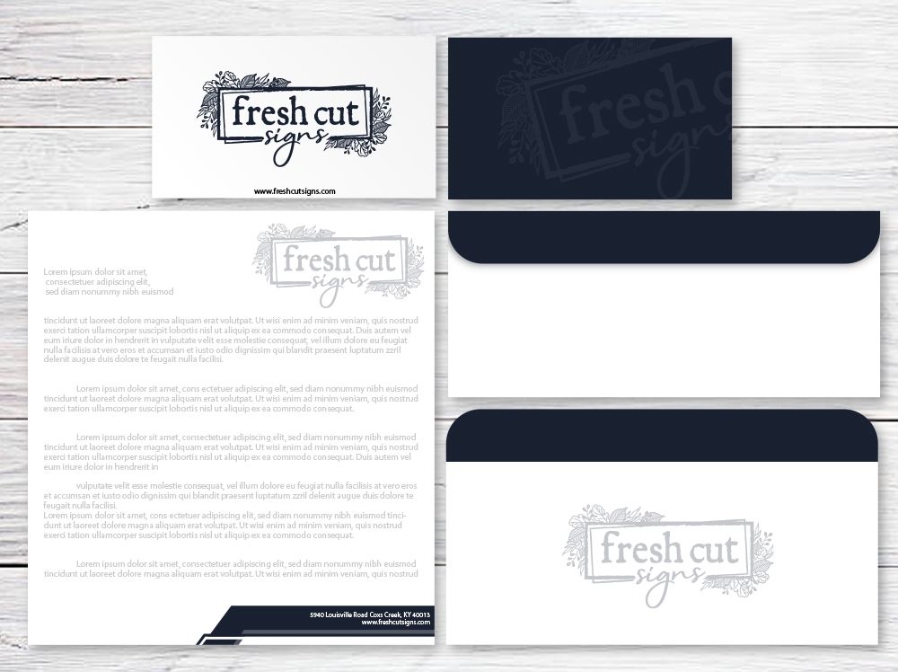 Fresh Cut Signs logo design by MarkindDesign