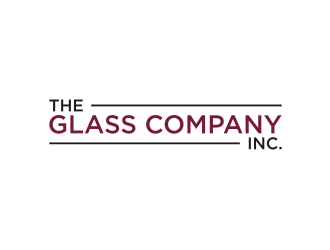 The Glass Company, Inc. logo design by rief