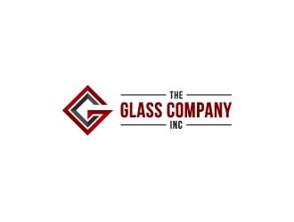 The Glass Company, Inc. logo design by Alphaceph