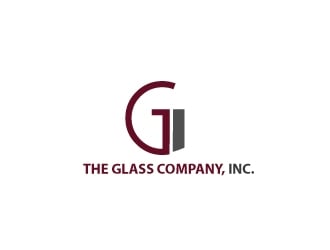 The Glass Company, Inc. logo design by webmall