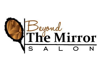 Beyond the mirror salon logo design by shravya