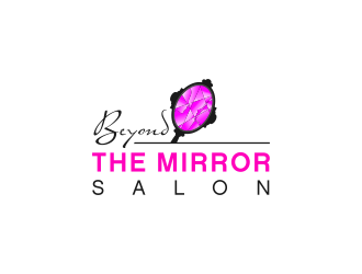 Beyond the mirror salon logo design by Kanya