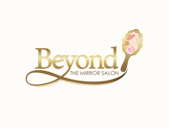 Beyond the mirror salon logo design by naldart